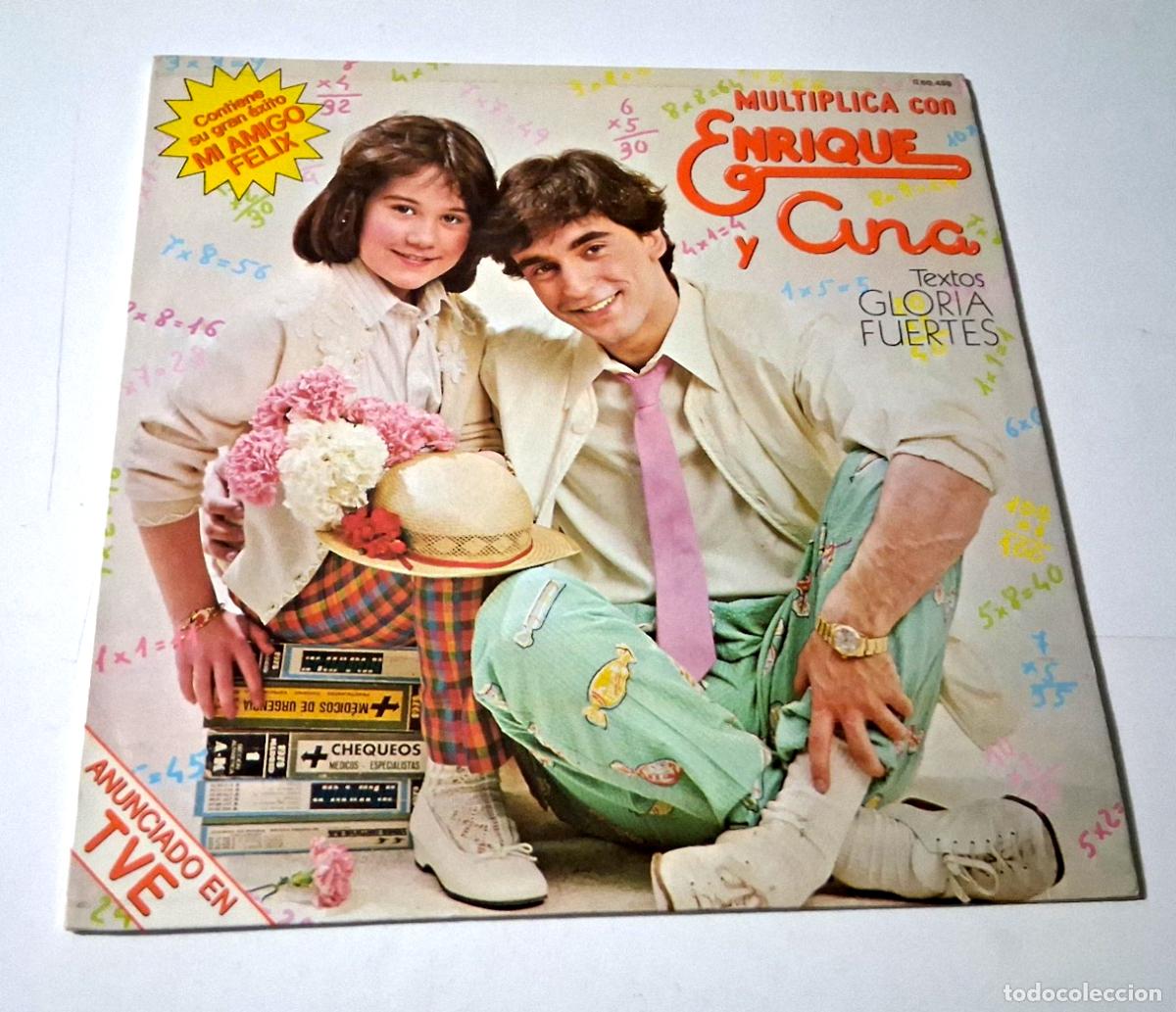 Discos de vinilo: ENRIQUE Y ANA &rdquo;MULTIPLICA CON ENRIQUE Y ANA&rdquo; LP VINYL 12&rdquo; VG/MBE VG/MBE
