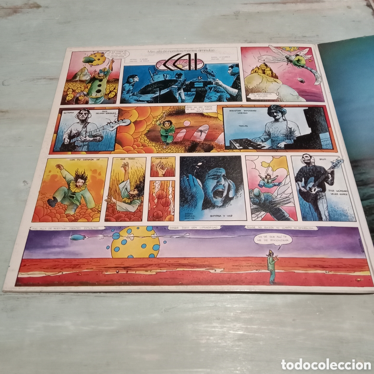 Discos de vinilo: CAI - MAS ALLA DE NUESTRAS MENTES DIMINUTAS - LP GATEFOLD - Foto 4