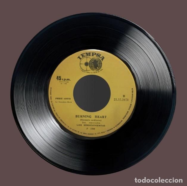 Discos de vinilo: J.R. & THE REVOLUTIONS / LOS SOBREVIVIENTES SINGLE EDICION PERUANA
