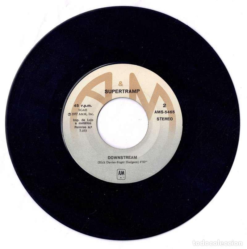 Discos de vinilo: Supertramp - Give a Little Bit / Downstream. Single - Foto 2