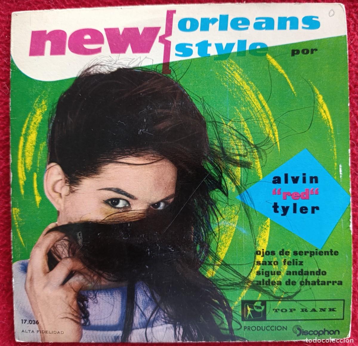 Discos de vinilo: ALVIN &rdquo;RED&rdquo; TYLER - NEW ORLEANS STYLE 7&rdquo; EP 1960 R&B ROCK AND ROLL