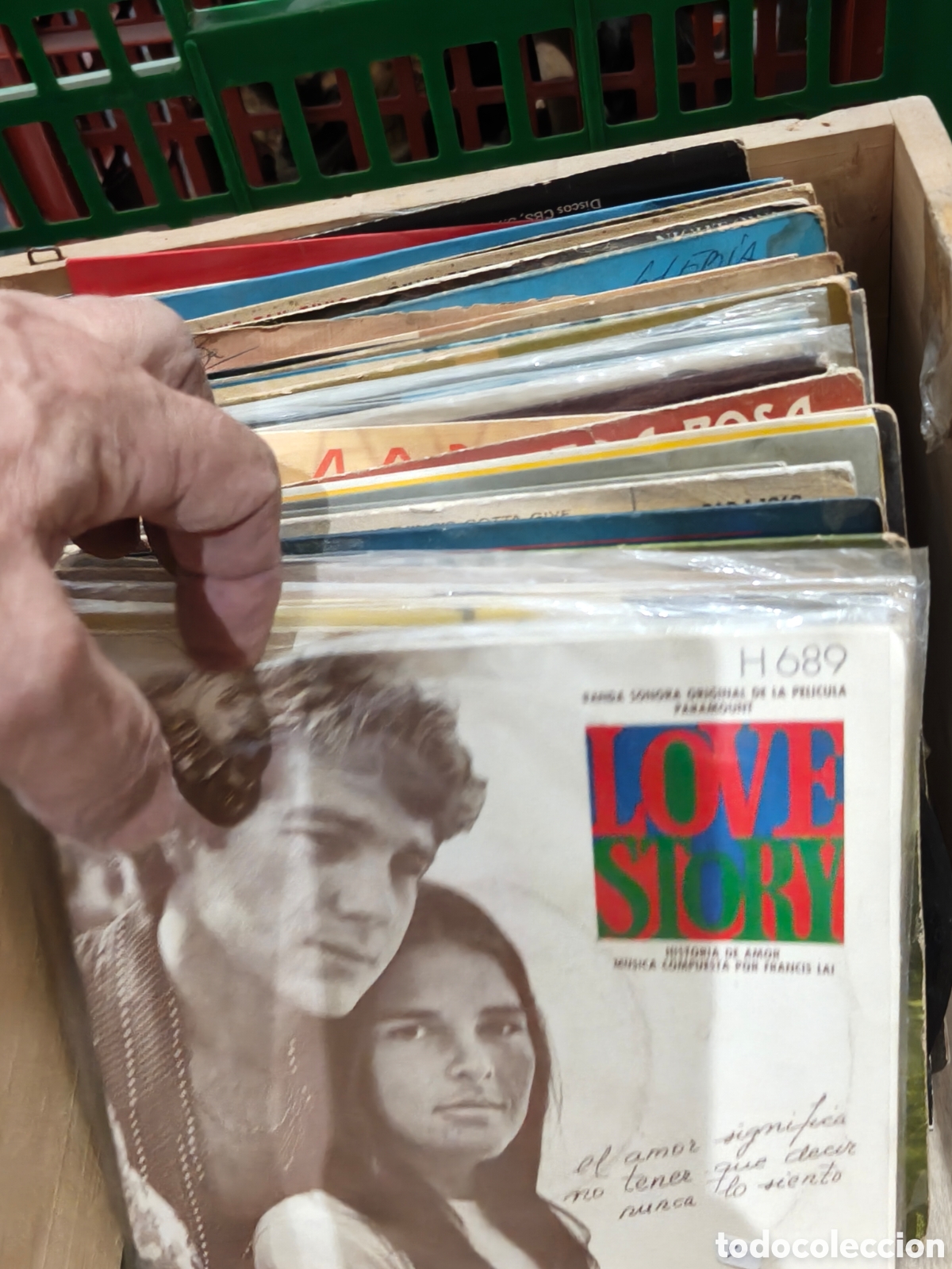Discos de vinilo: Lote 40 singles discos temas variados - Foto 1