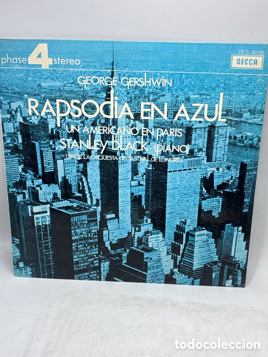 Discos de vinilo: Rapsodia en Azul. George Gershwin. Decca. - Foto 1