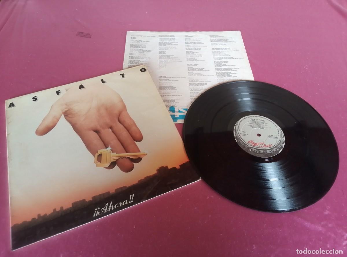 Discos de vinilo: ASFALTO AHORA SE&Ntilde;OR VIOLENTO 1979 CHAPA DISCOS LP L31 4-1