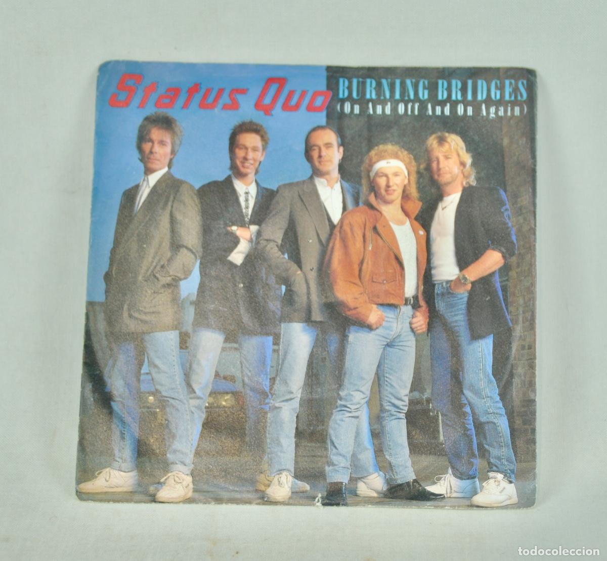 Discos de vinilo: Status Quo - Burning Bridges - Foto 1