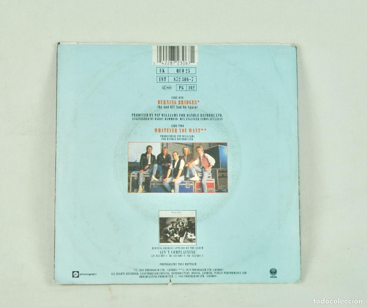 Discos de vinilo: Status Quo - Burning Bridges - Foto 2