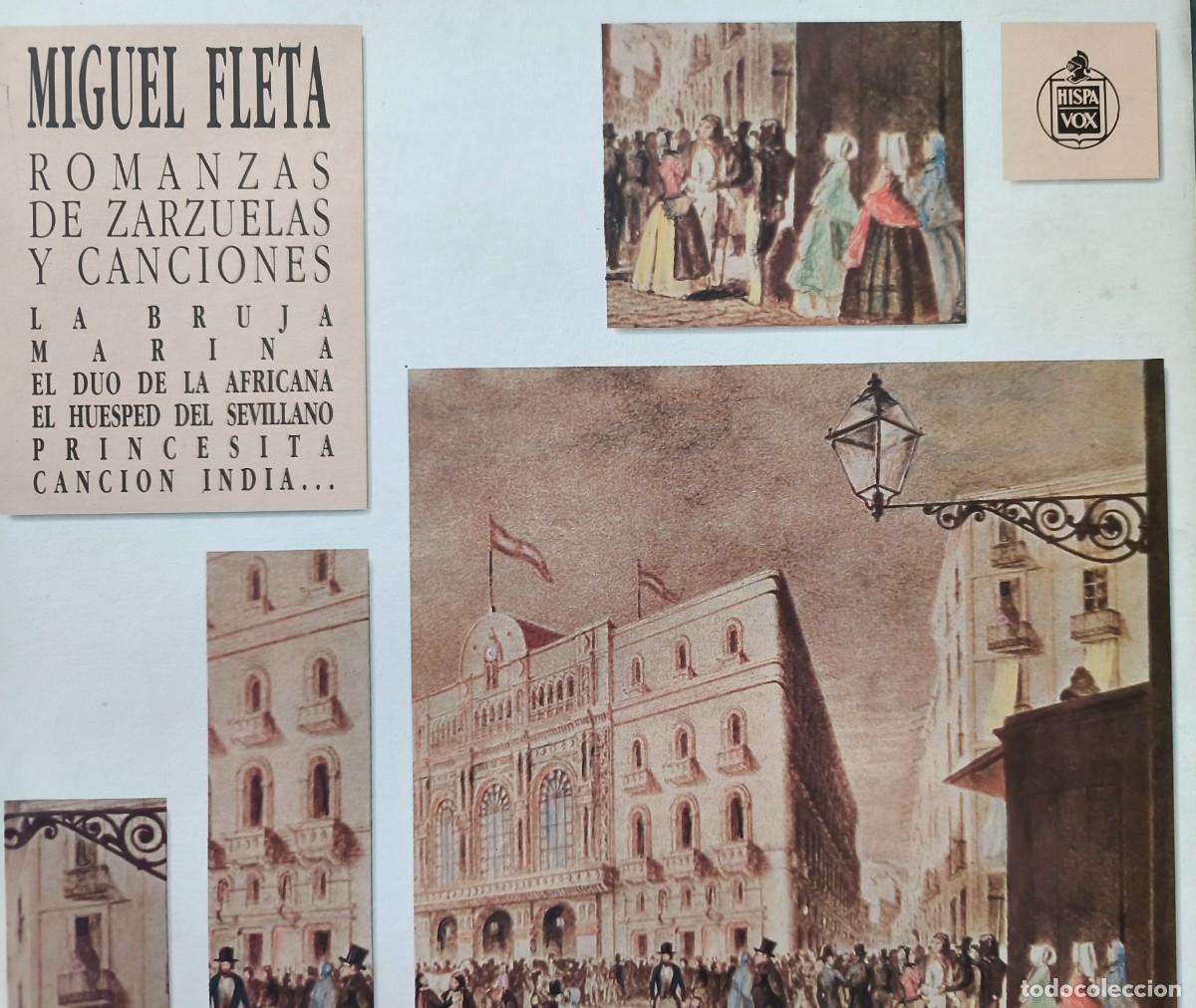 Discos de vinilo: Romanzas de Zarzuelas y Canciones (Miguel Fleta)