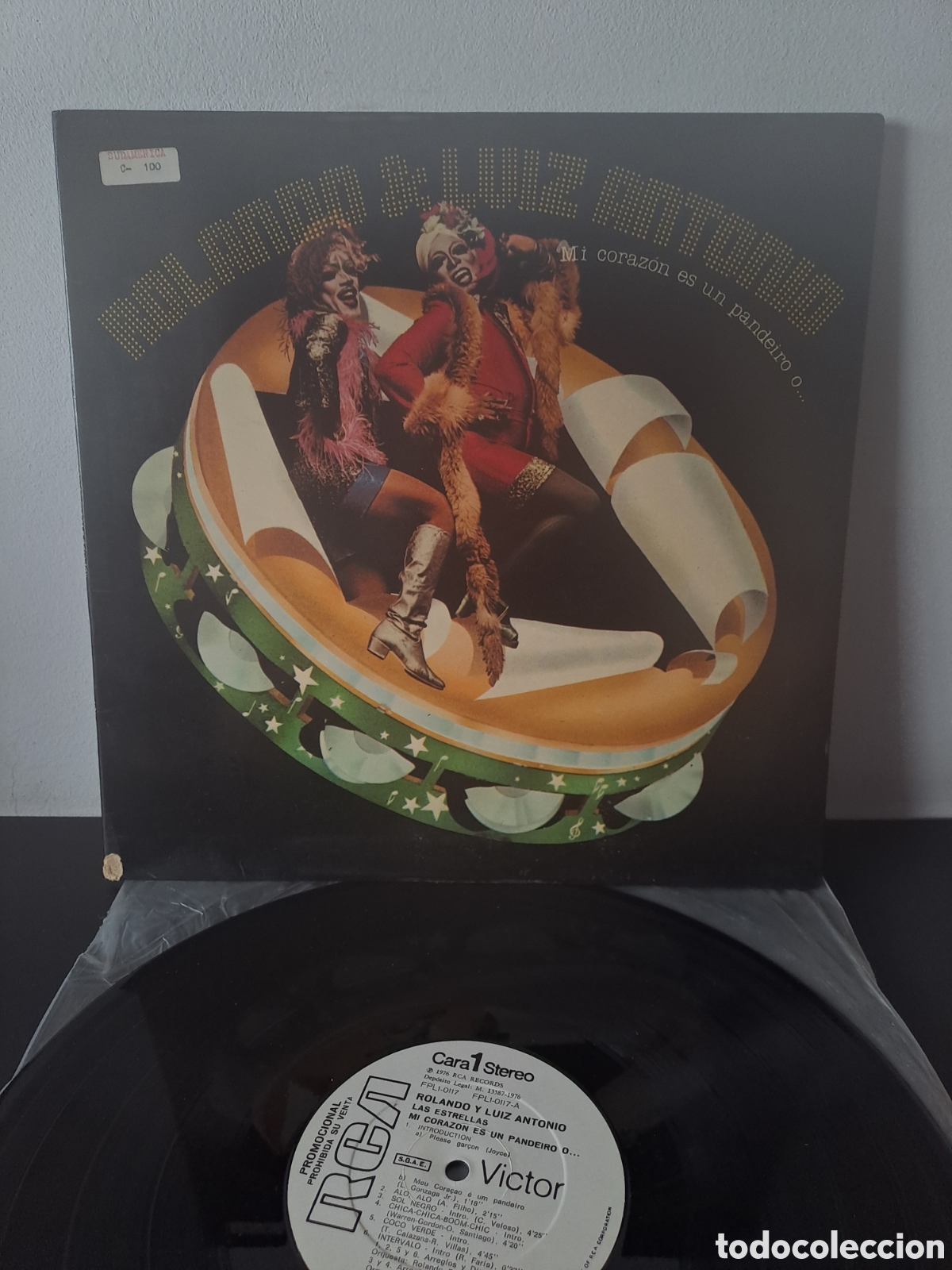 Discos de vinilo: Rolando Y Luiz Antonio / Las Estrellas Mi Coraz&oacute;n Es Un Pandeiro O... RCA Victor 1976.