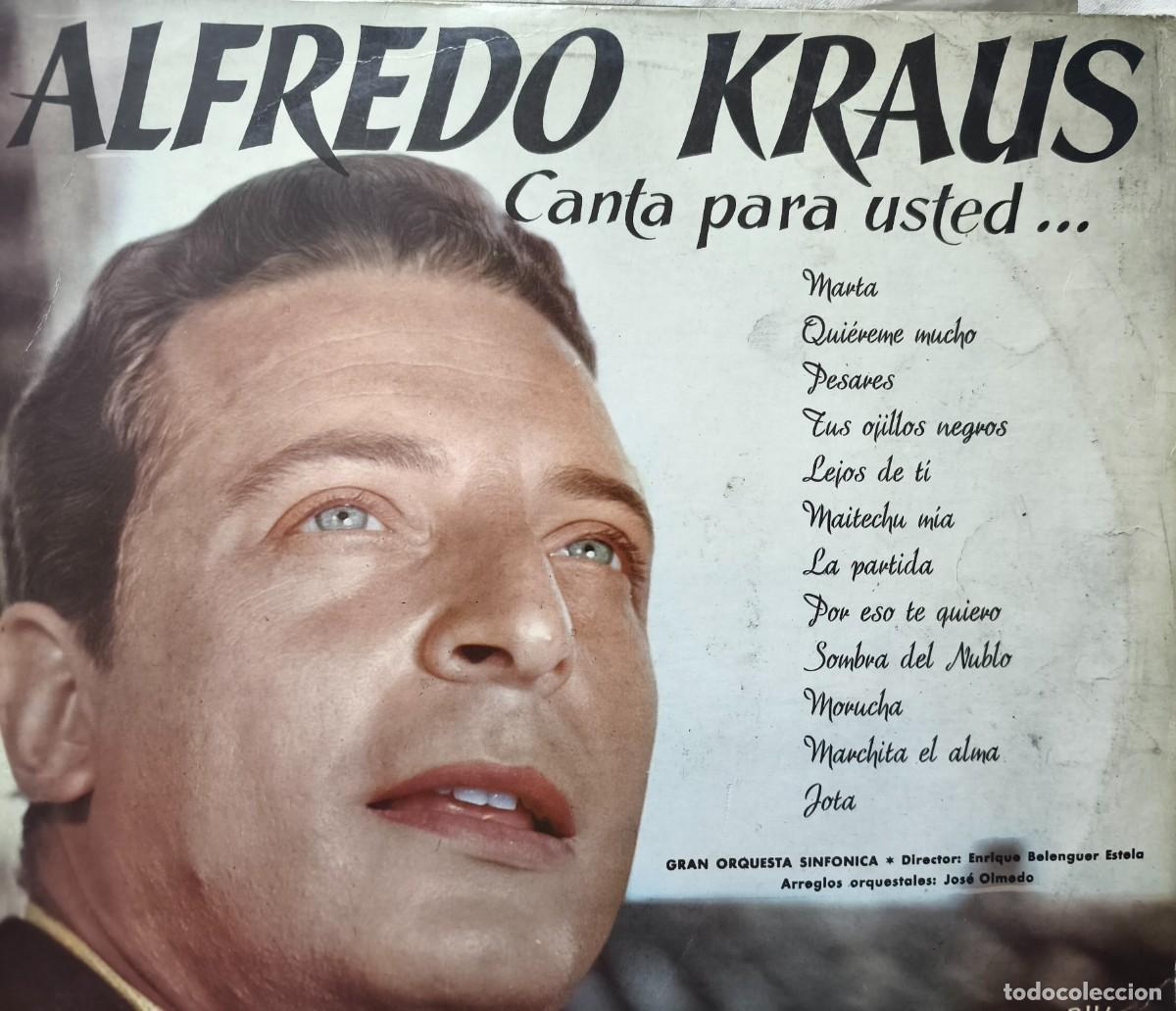 Discos de vinilo: Alfredo Kraus canta para usted.... - Foto 1