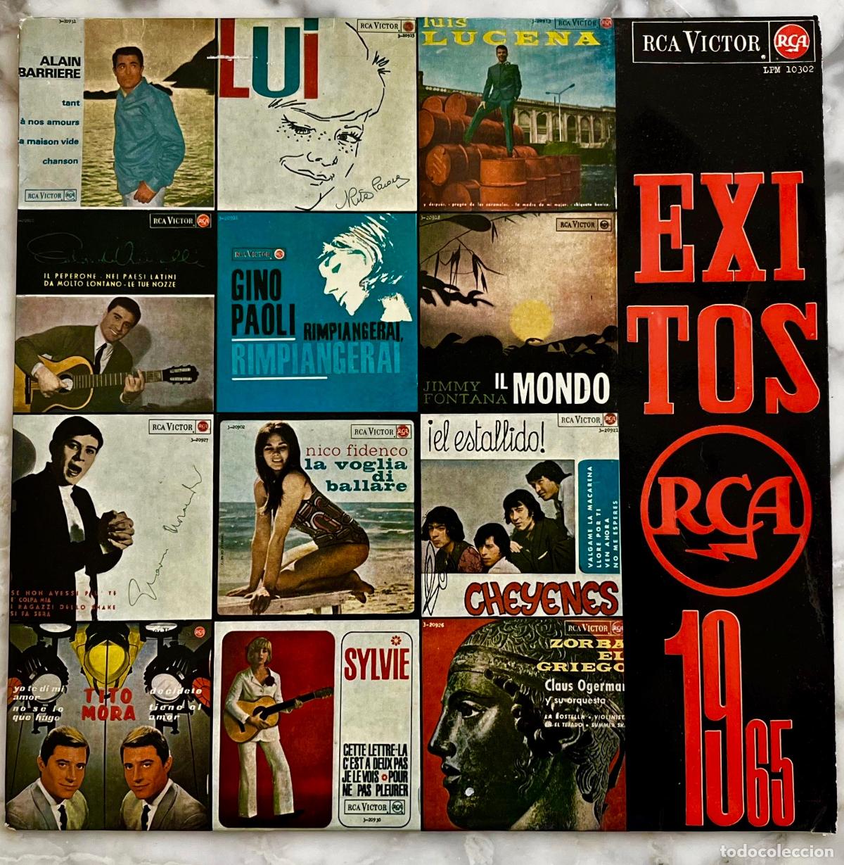 Discos de vinilo: CHEYENES, SYLVIE VARTAN. GINO PAOLI. NICO FIDENCO...EXITOS RCA 1965, LP ORIGINAL ESPA&Ntilde;A 1965.