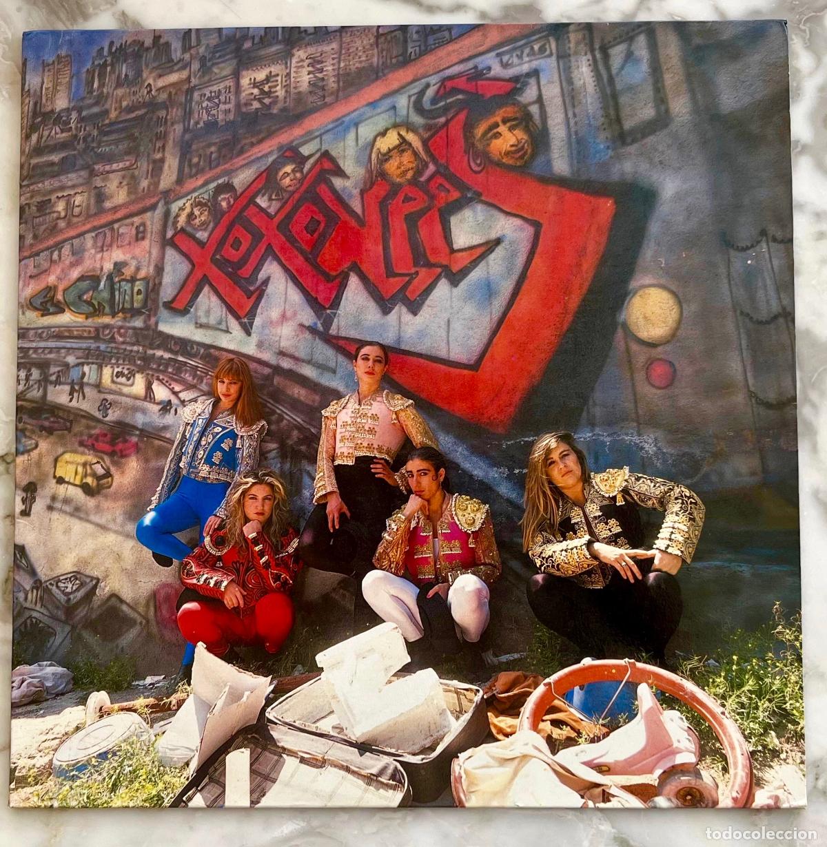 Discos de vinilo: XOXONEES.TIRATE UN YUPI. MARIJULI. CALENTITO. MOLAN,,, LP ORIGINAL ESPA&Ntilde;A + ENCARTE CON LETRAS 1989