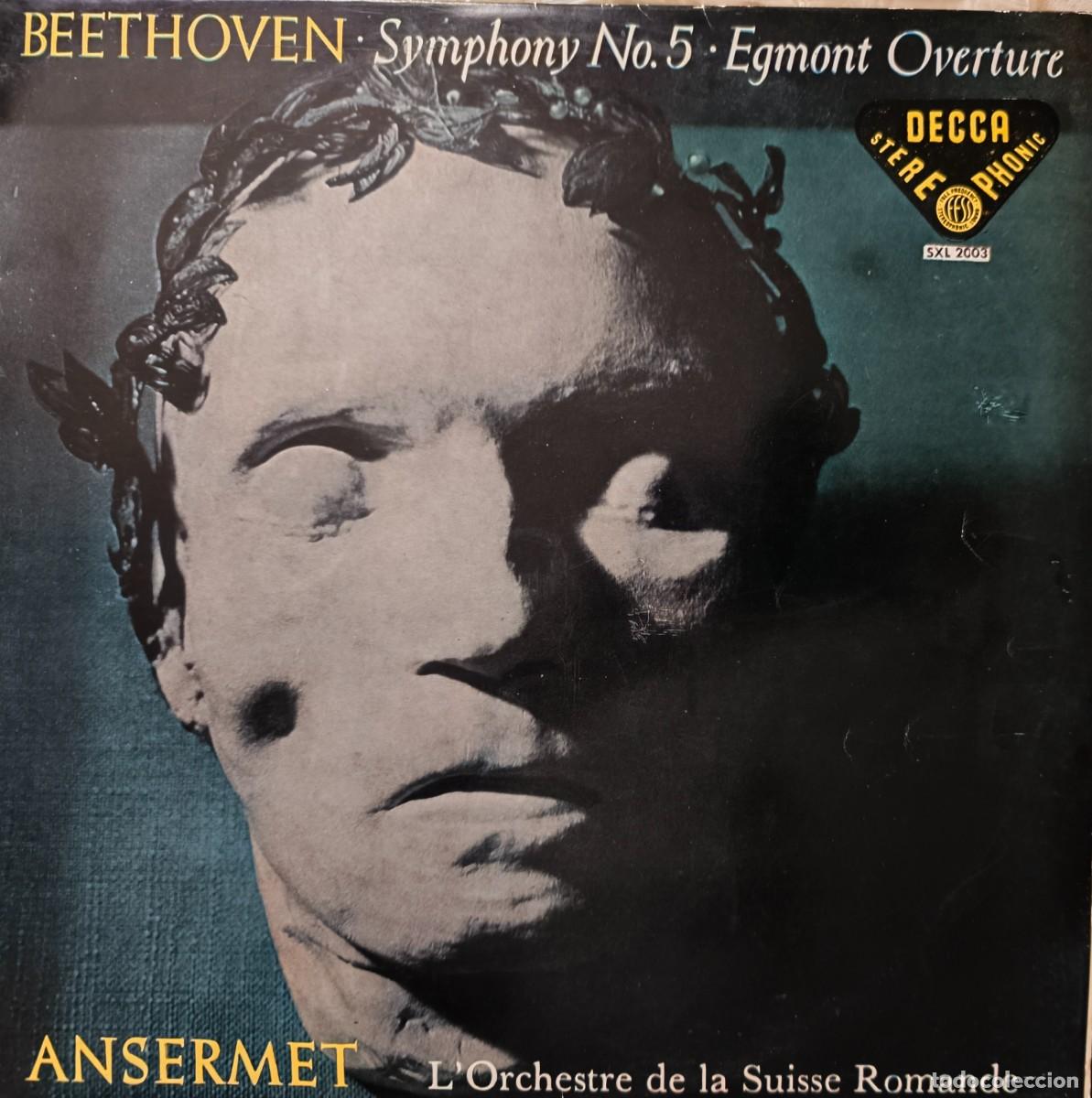 Discos de vinilo: Beethoven: Sinfon&iacute;a No. 5 en do menor, Op. 67 / Obertura Egmont, Op. 84
