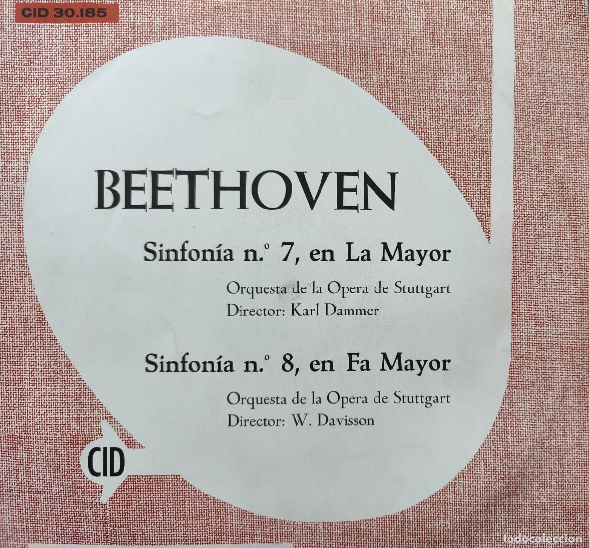 Discos de vinilo: Beethoven: Sinfon&iacute;a n.&ordm; 7, en La Mayor (Op. 92) / Sinfon&iacute;a n.&ordm; 8, en Fa Mayor