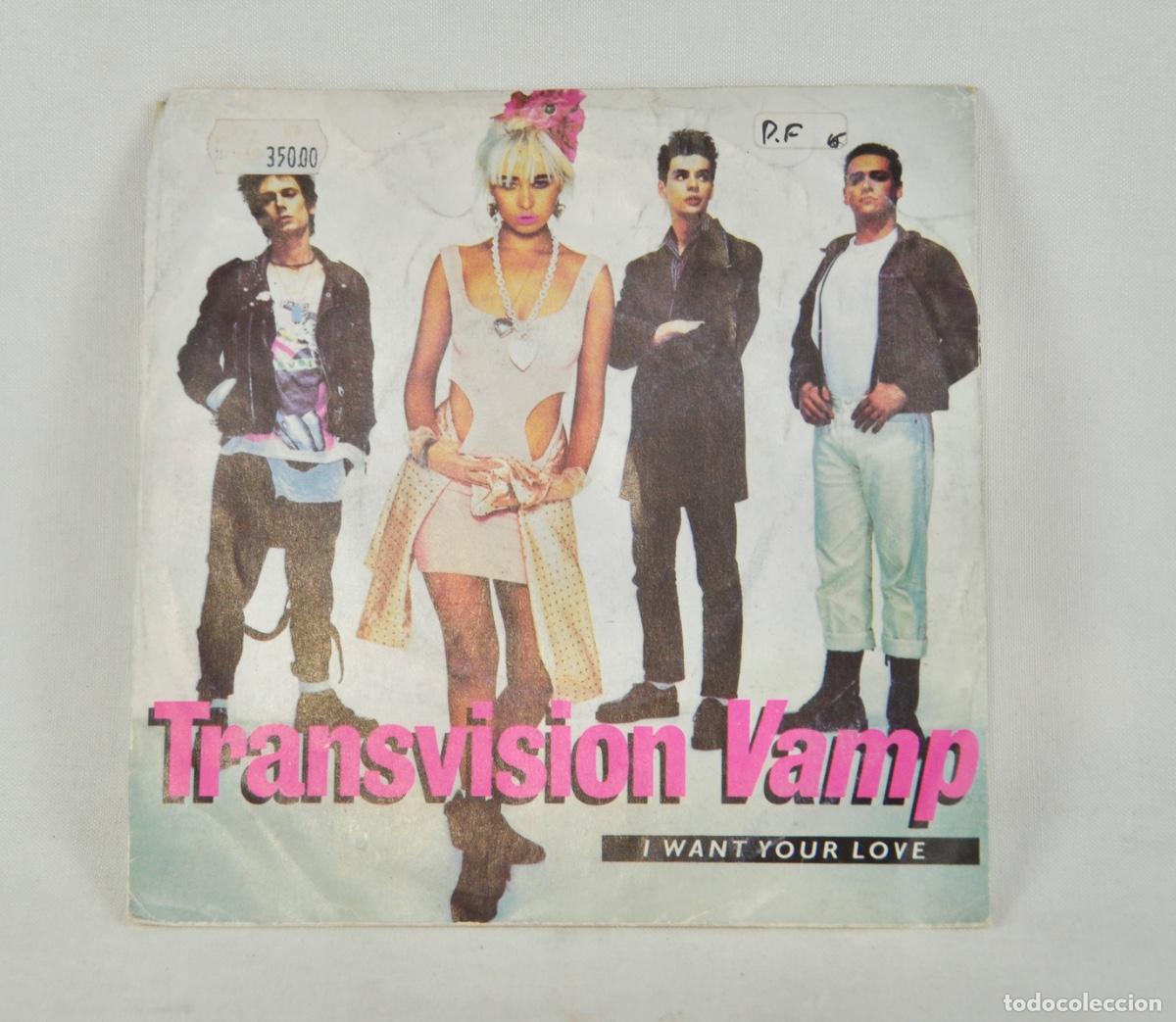 Discos de vinilo: Transvision vamp - I want your love - Foto 1