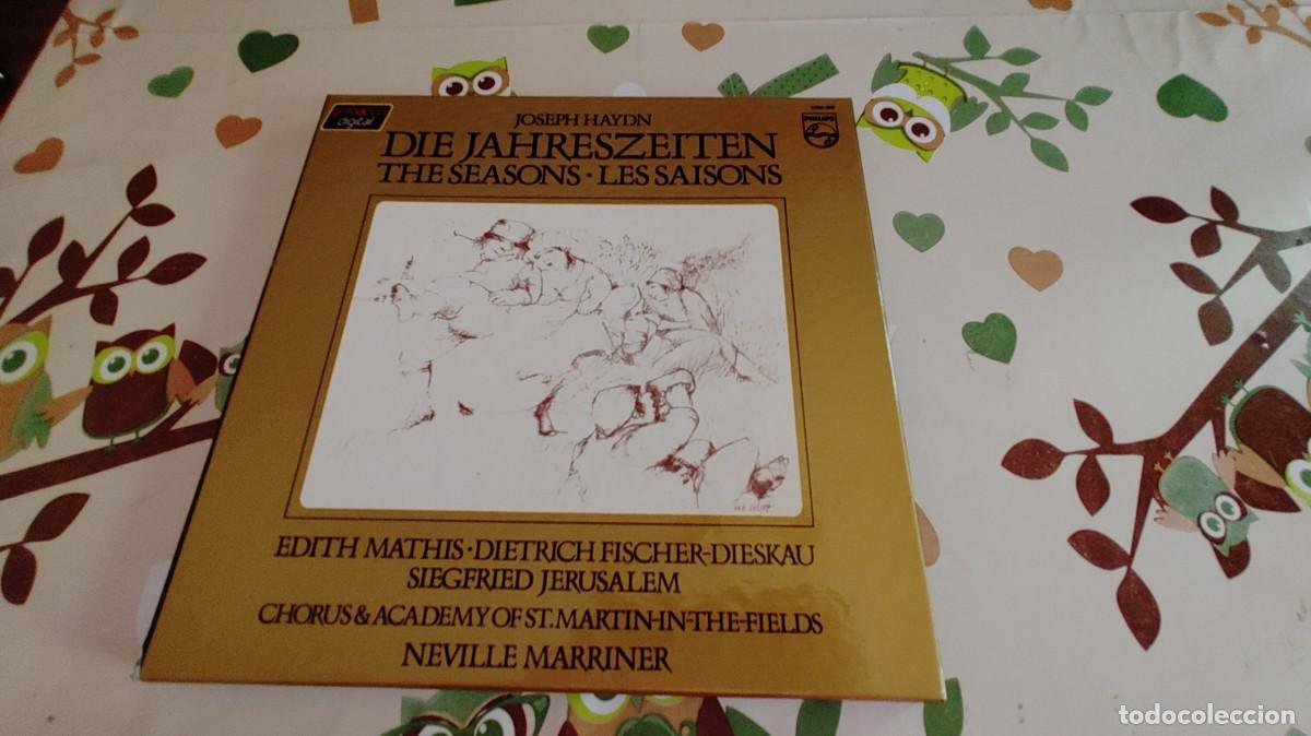 Discos de vinilo: Joseph Haydn-DIE JAHRESZEITEN-CAJA BOX CON 3 LPS + LIBRETO