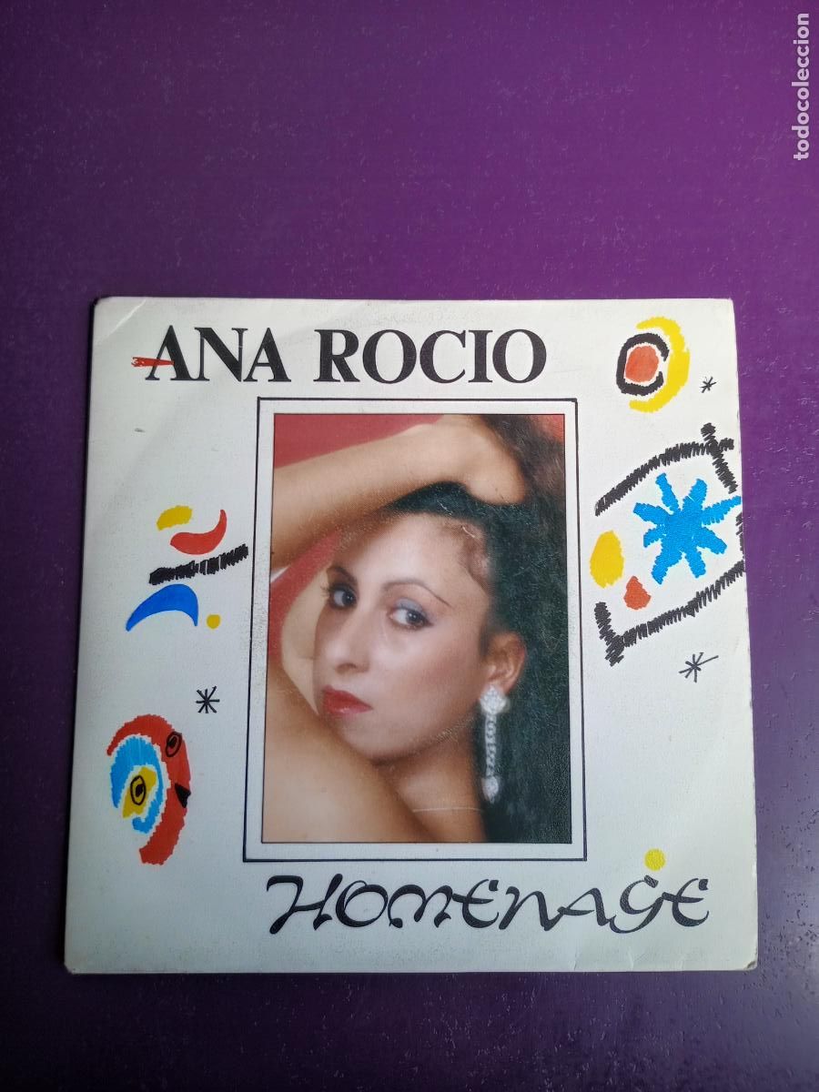 Discos de vinilo: ANA ROCIO - HOMENAGE - Sg DIAPASON 1991 - COPLA POP