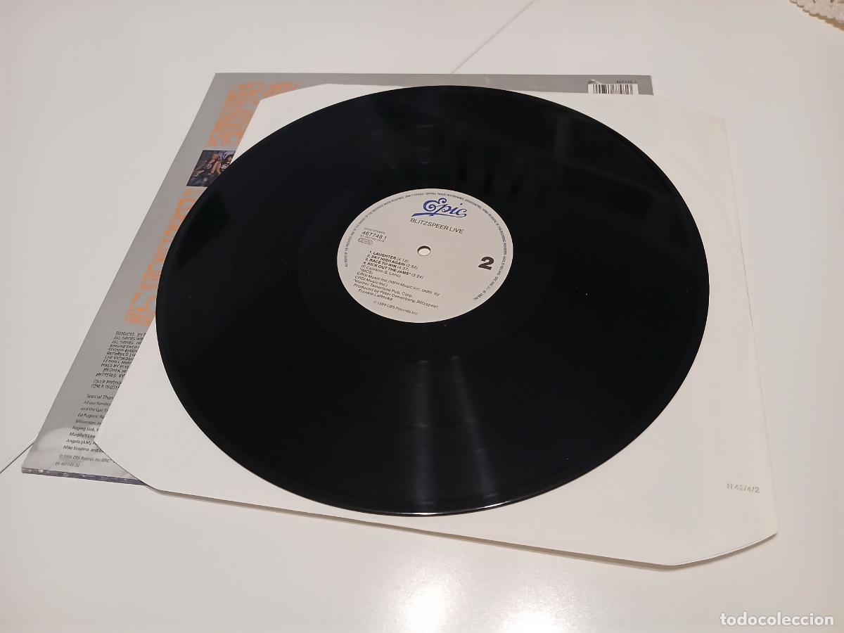 Discos de vinilo: Blitzspeer &lrm;&ndash; Blitzspeer Live- (1990) LP disco vinilo - Foto 4
