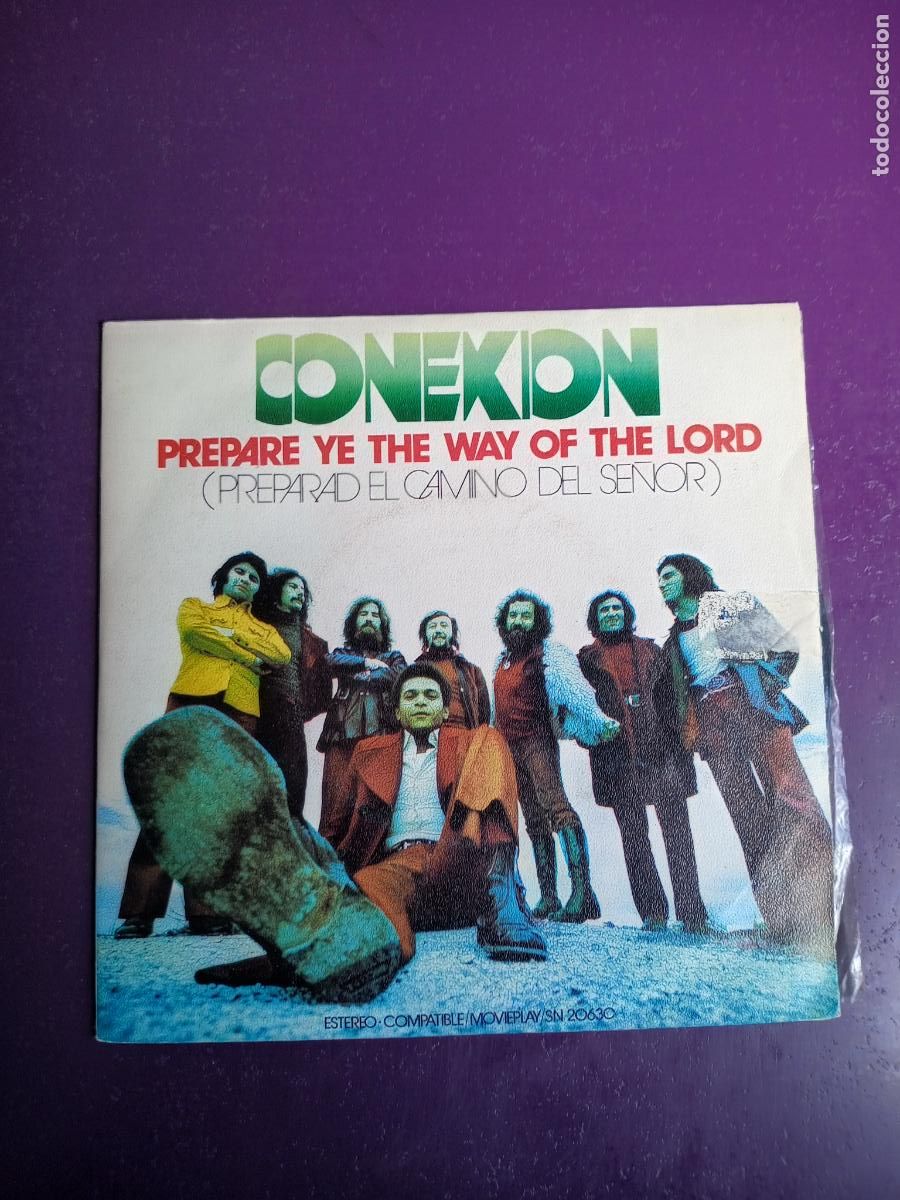 Discos de vinilo: Conexion &ndash; Prepare Ye The Way ... = Preparad El Camino... - Sg MOVIEPLAY 1972 - SINFONICO