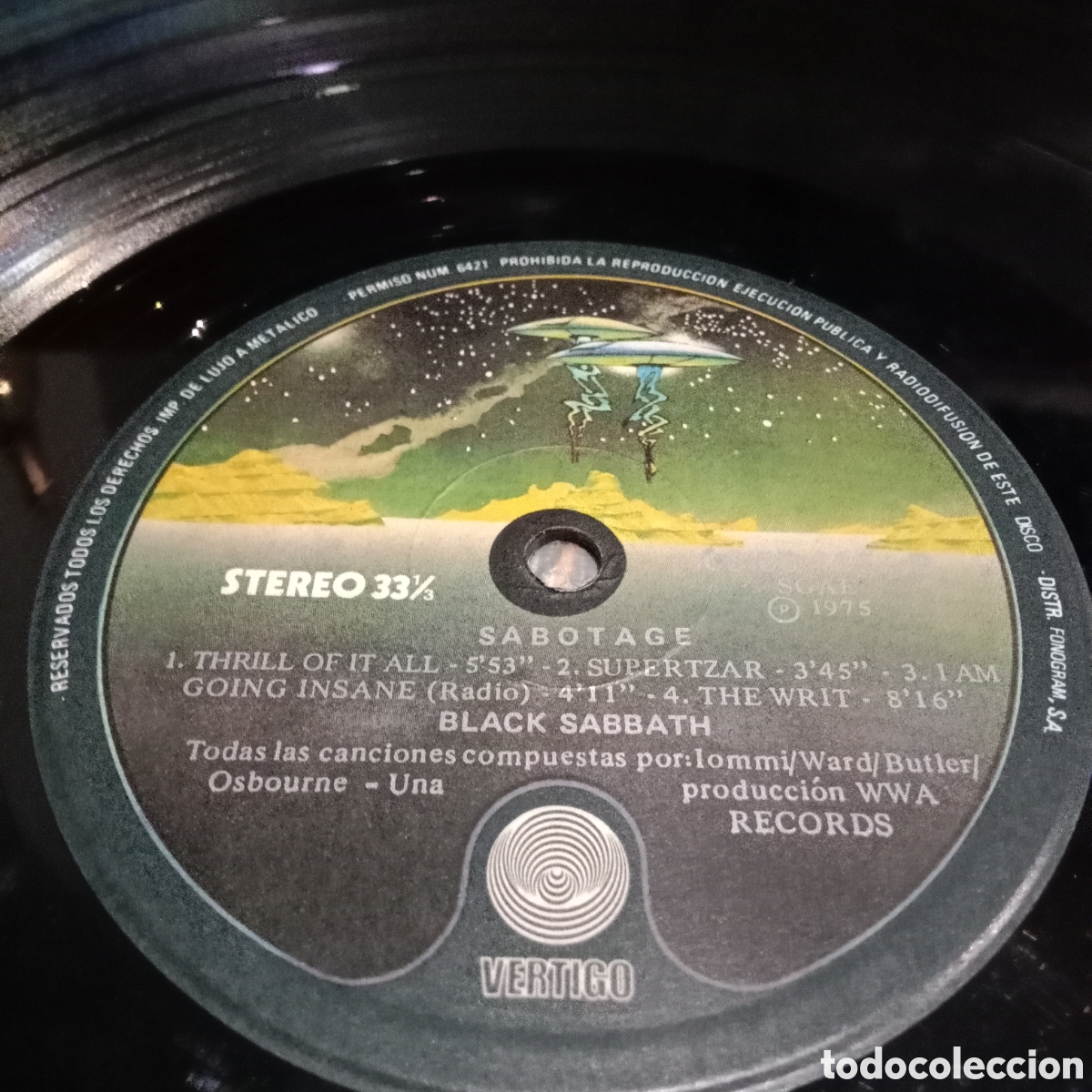 Discos de vinilo: BLACK SABBATH - SABOTAGE - LP - Foto 6