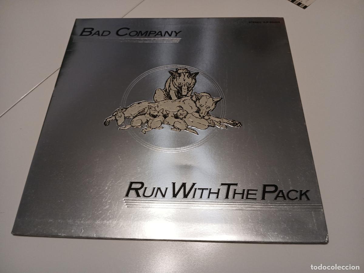 Discos de vinilo: Bad Company &ndash; Run With The Pack- (1976) LP disco vinilo