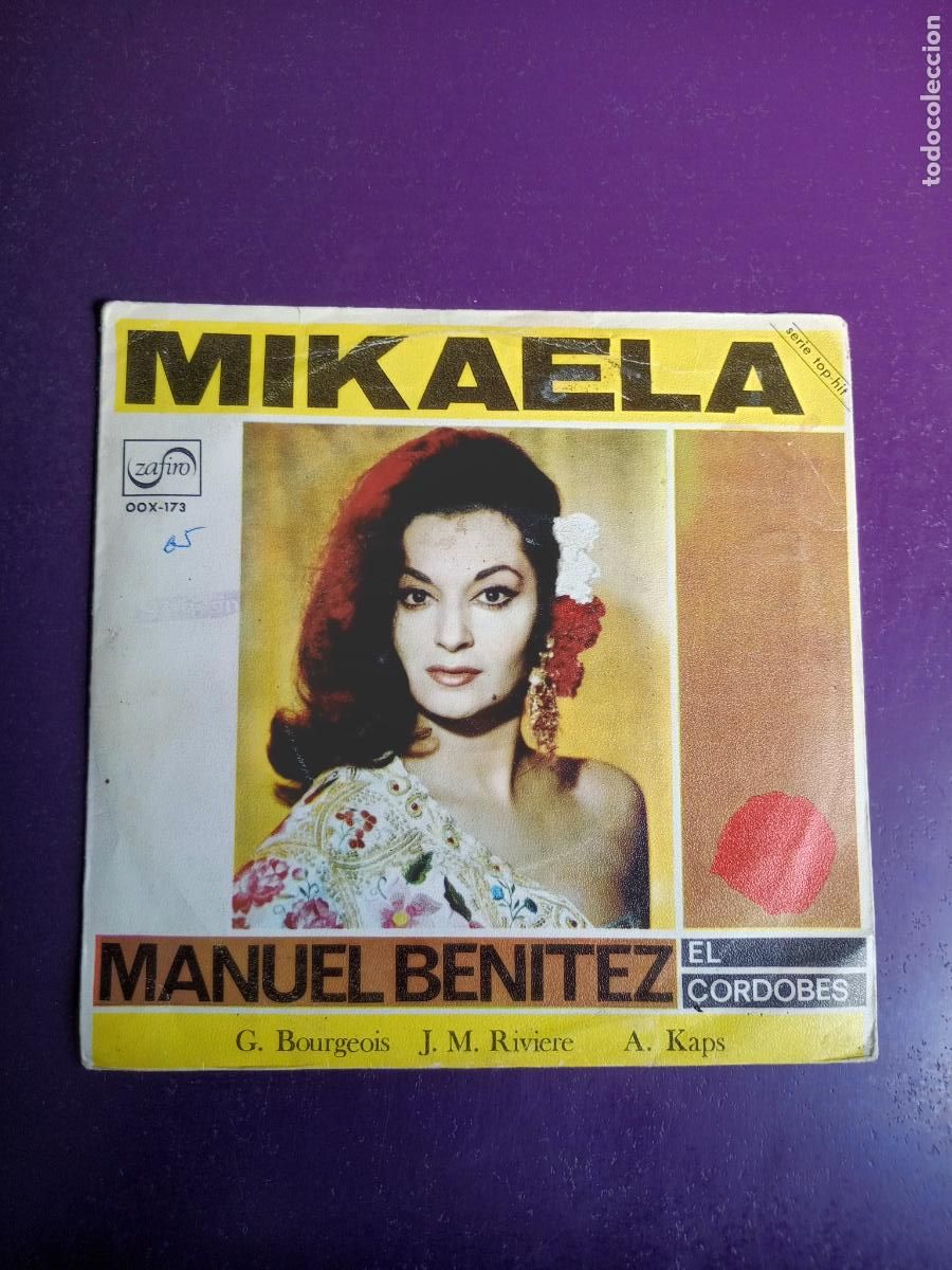 Discos de vinilo: Mikaela &ndash; El Cordobes / Alvaro Domecq - Sg ZAFIRO 1966 - COPLA, CANCION ESPA&Ntilde;OLA - TOROS