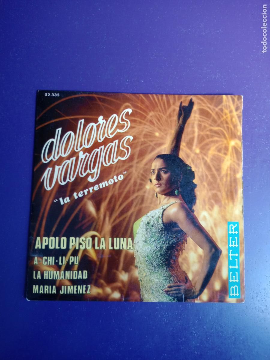 Discos de vinilo: Dolores Vargas La Terremoto &ndash; Apolo Piso La Luna +3 - EP BELTER 1969 - RUMBAS POP