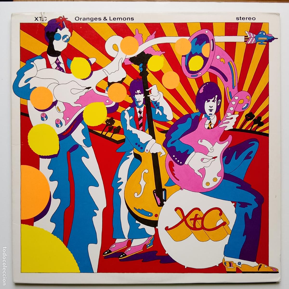 Discos de vinilo: XTC-Oranges & Lemons (2XLP Geffen 1989) Squeeze, Dukes Of Stratosphear, Fingerprintz, Beatles...