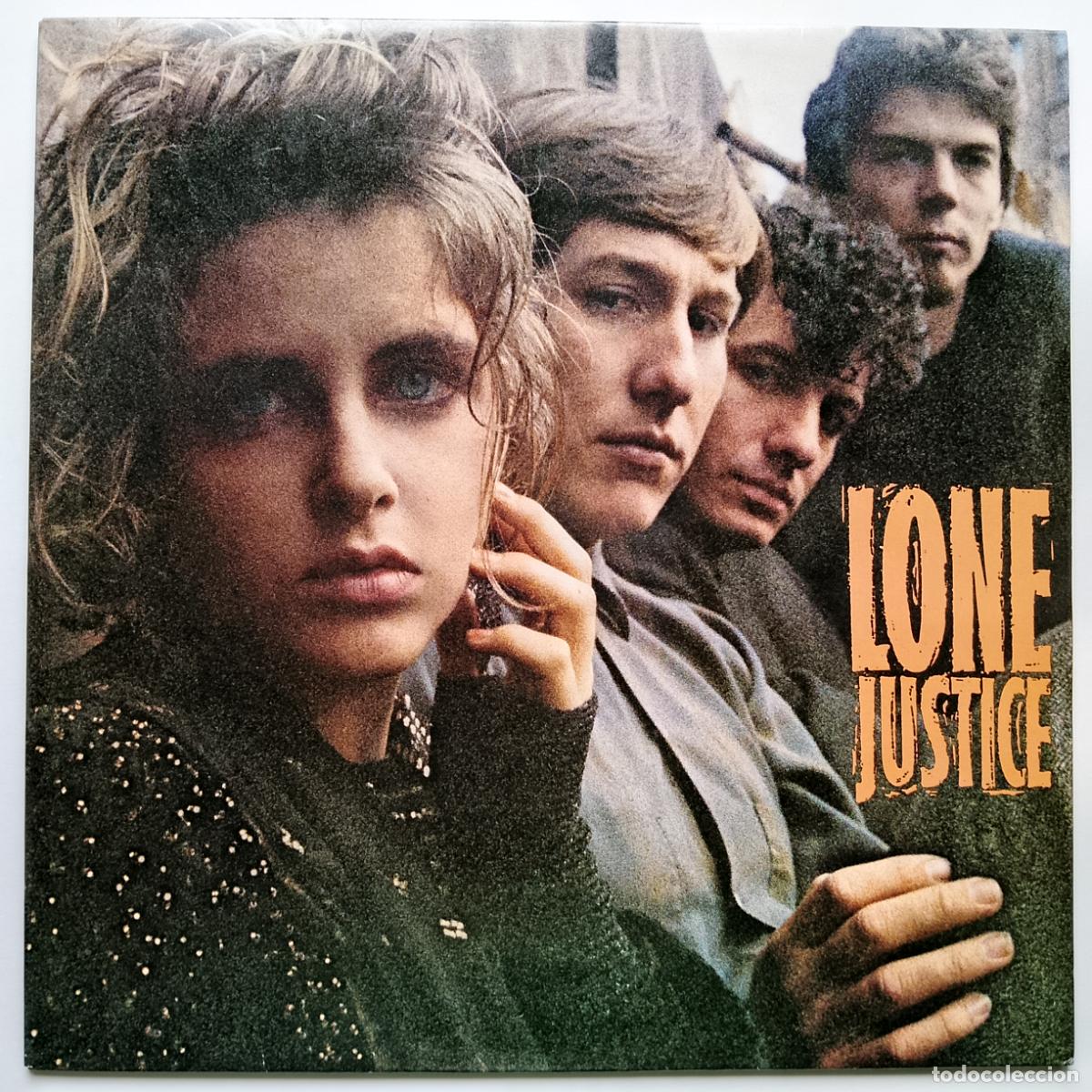 Discos de vinilo: Lone Justice-Lone Justice (LP Geffen 1985) Beat Farmers, Dylan, Bryan Maclean-Love, Tom Petty, R.E.M
