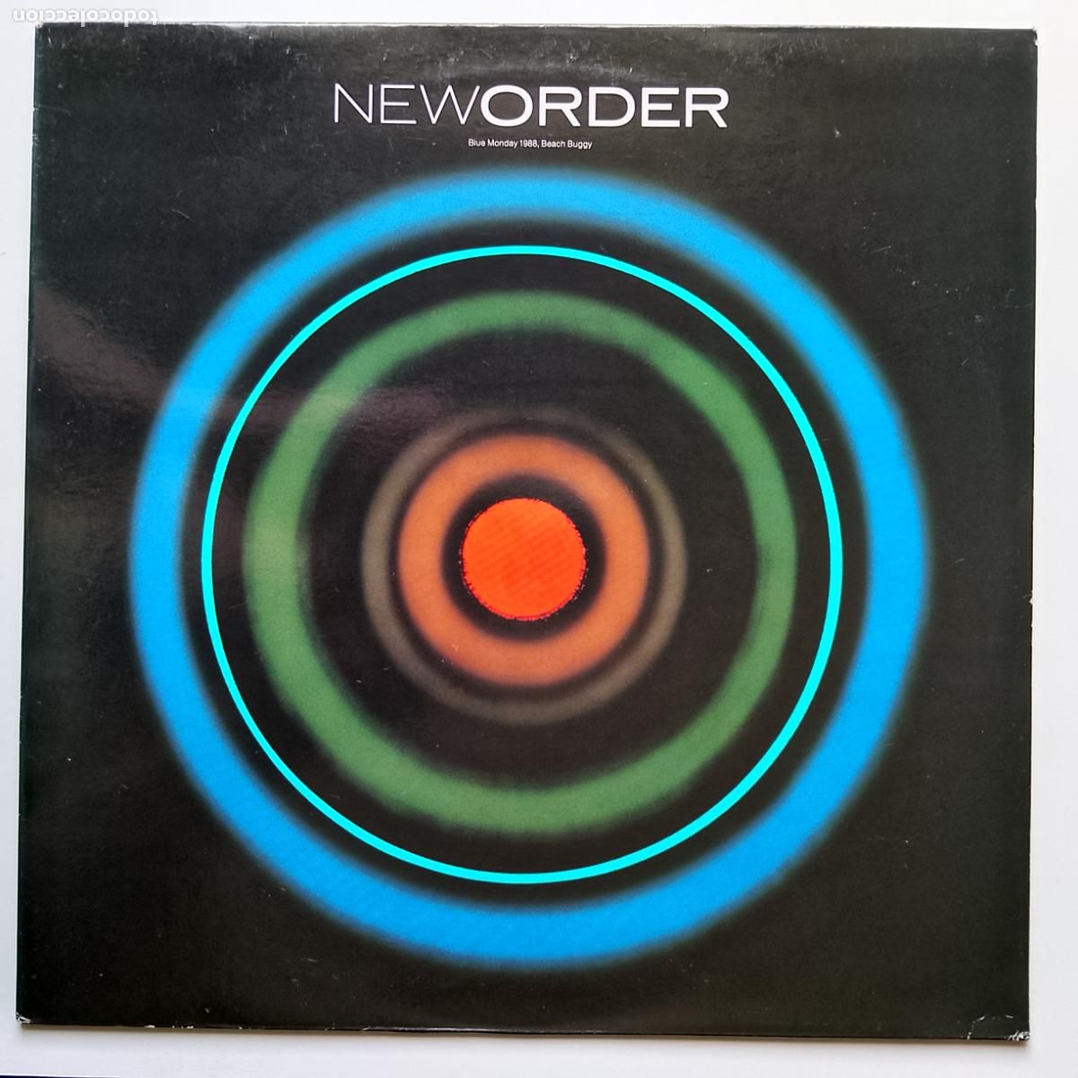 Discos de vinilo: New Order-Blue Monday 1988 (12'' Factory 1988) Joy Division, Peter Saville, post punk, Quincy Jones