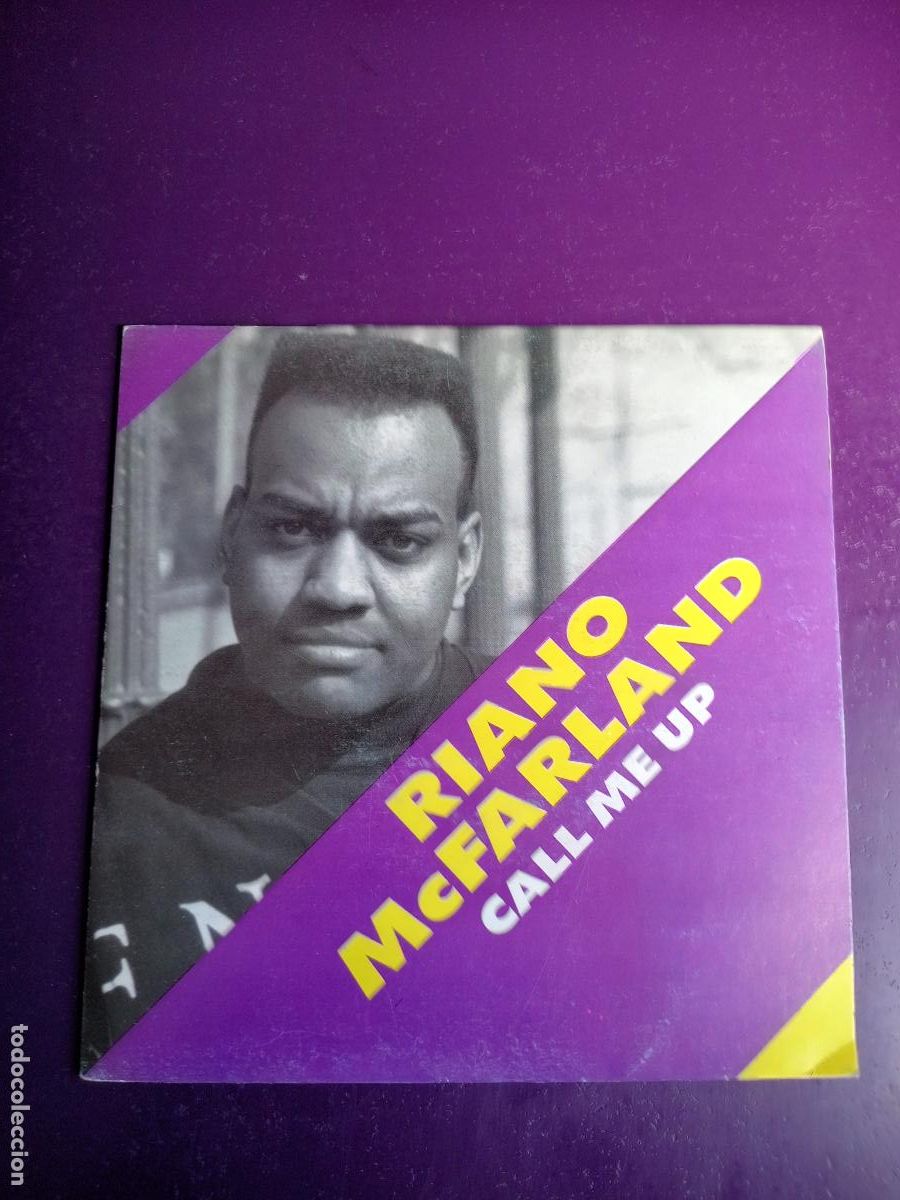 Discos de vinilo: Riano McFarland &ndash; Call Me Up - Sg DUSTY 1992 - JAZZ SOUL 90'S