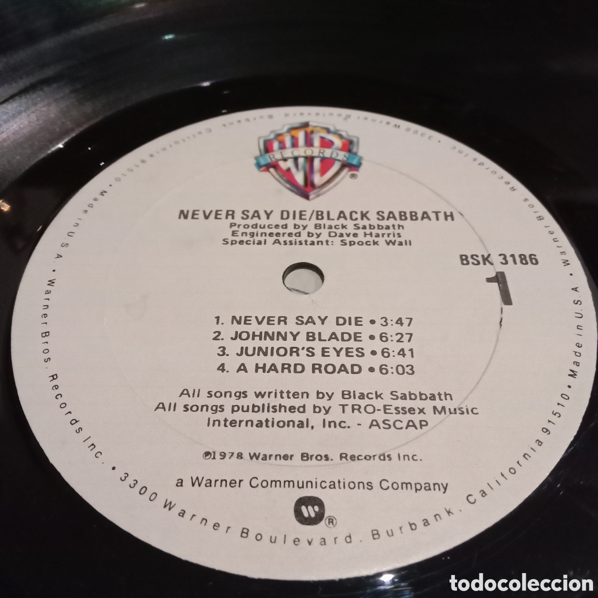 Discos de vinilo: BLACK SABBATH - NEVER SAY DIE! - LP - Foto 8