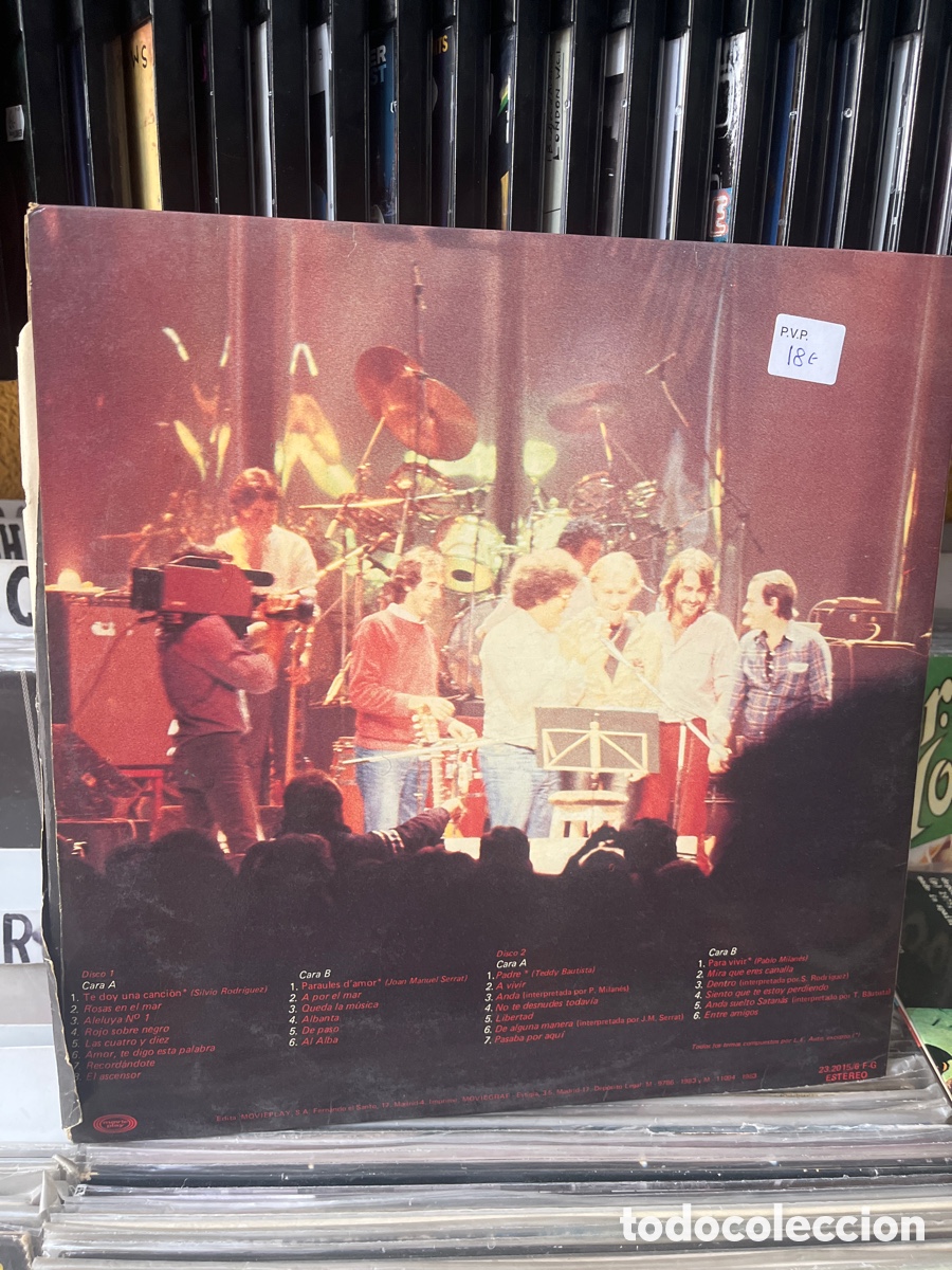 Discos de vinilo: luis eduardo aute de entre amigos 2 lps - Foto 2