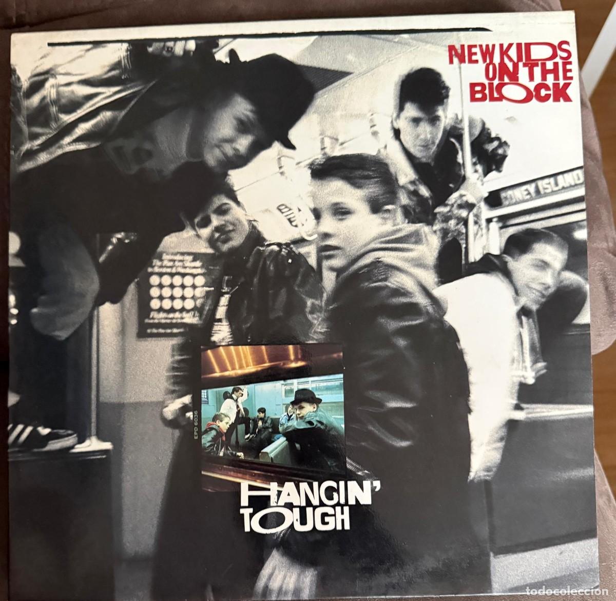 Discos de vinilo: New Kids On The Block &ndash; Hangin' Tough. Disco vinilo. Edic. Spain. 1988