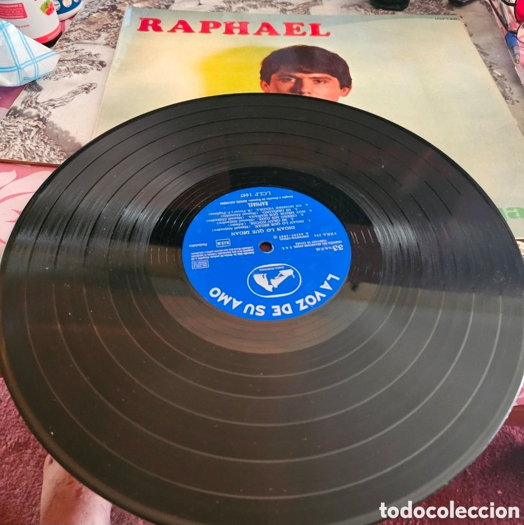 Discos de vinilo: Vinilo DIGAN LO QUE DIGAN Raphael - Foto 3