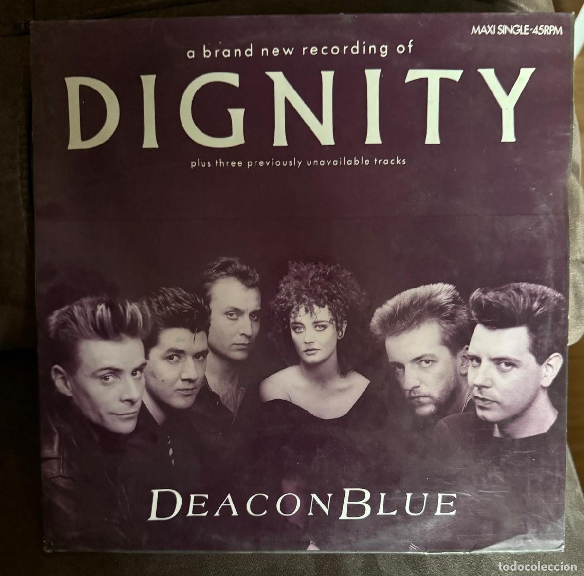 Discos de vinilo: Deacon Blue &lrm;&ndash; Dignity. Disco vinilo. Edic. Spain. 1988