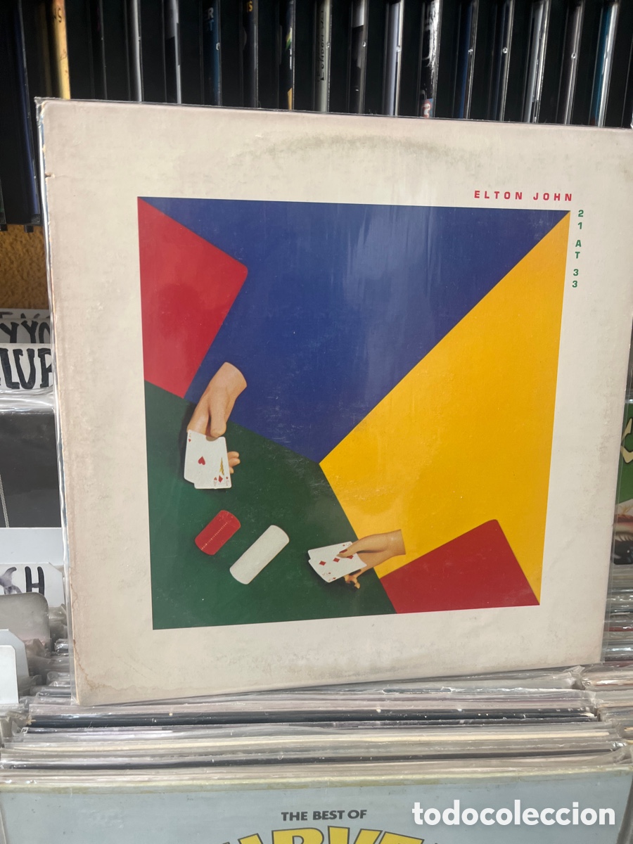 Discos de vinilo: elton john 21 at 33 elton john