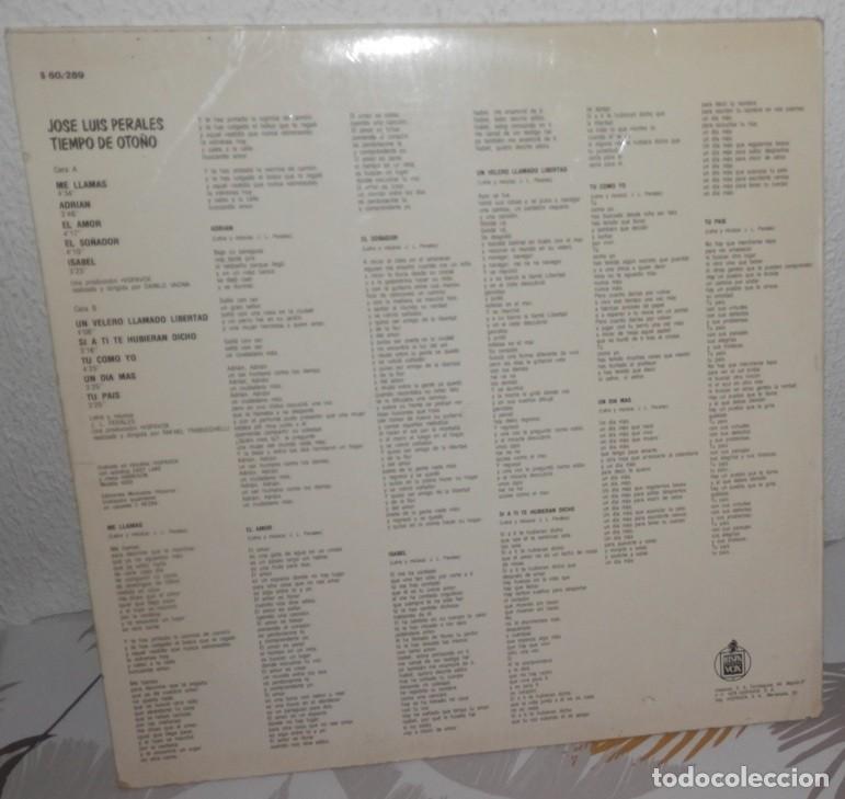Discos de vinilo: DISCO LP VINILO DE JOS&Eacute; LUIS PERALES - Foto 2