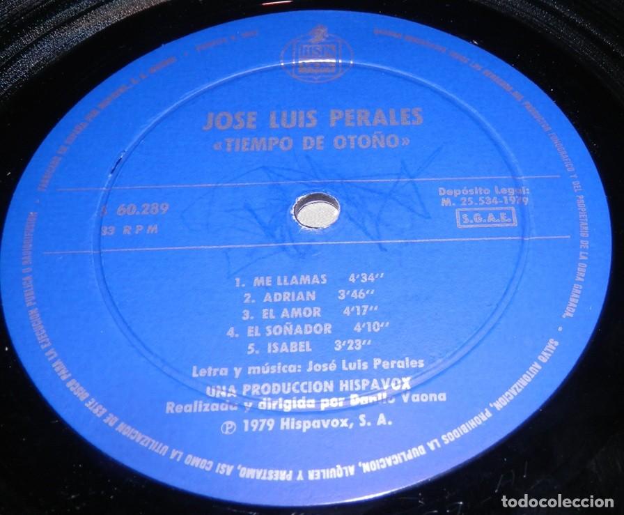 Discos de vinilo: DISCO LP VINILO DE JOS&Eacute; LUIS PERALES - Foto 3