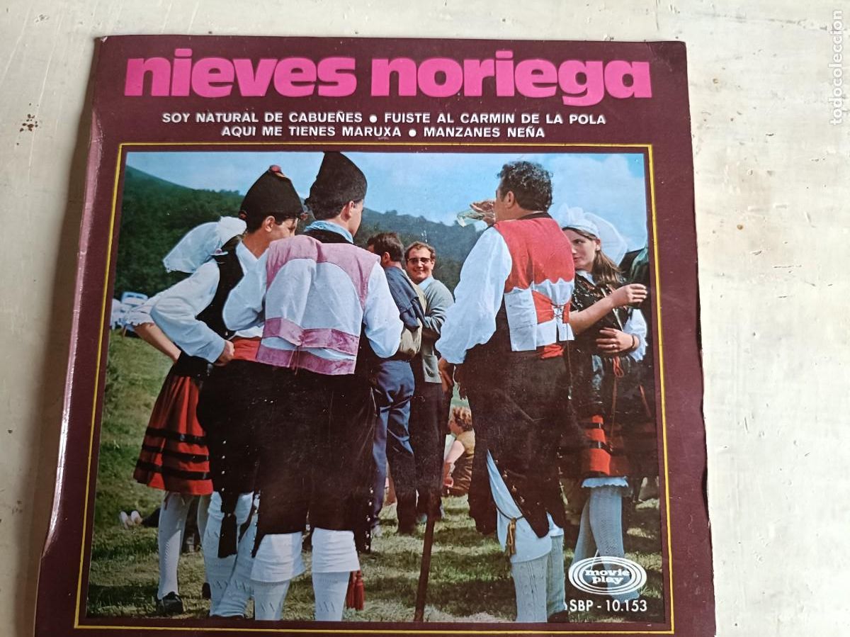 Discos de vinilo: VINILO SINGLE EP NIEVES NORIEGA ASTURIAS