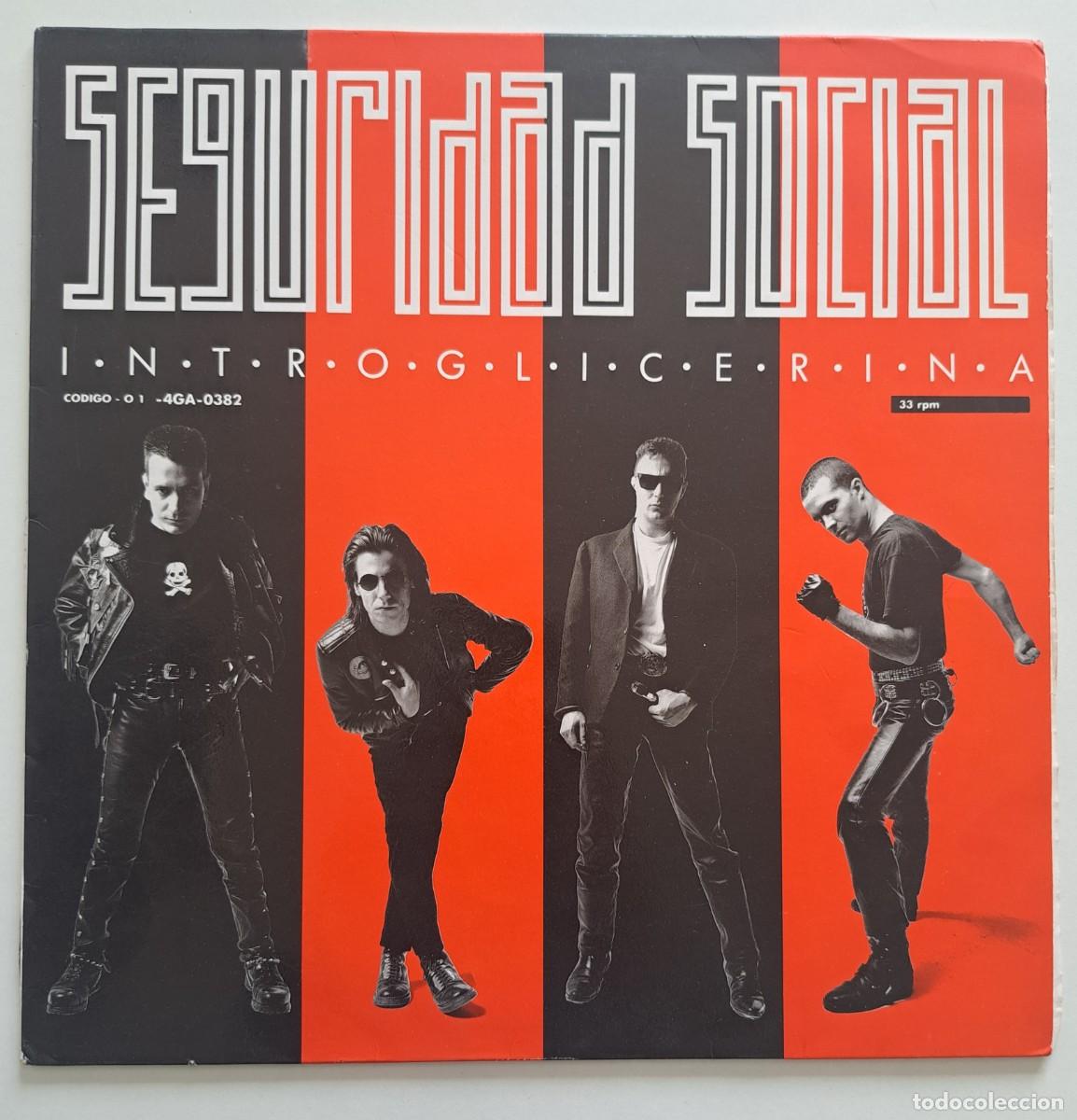 Discos de vinilo: SEGURIDAD SOCIAL - INTROGLICERINA - GASA &ndash; 4GA-0382 - SPAIN 1990