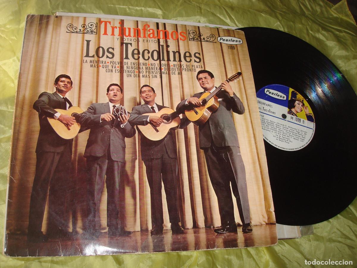 Discos de vinilo: LOS TECOLINES. TRIUNFAMOS. PEERLESS, 1965. EDC. MEXICO(#)