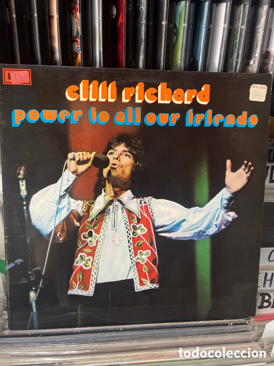 Discos de vinilo: cliff richard power to all our friends