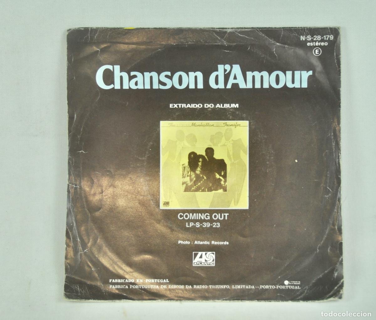 Discos de vinilo: The Manhattan Transfer - Chanson d&acute;Amour - Foto 2