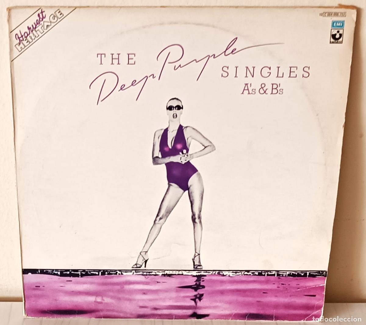 Discos de vinilo: DEEP PURPLE - SINGLES A&acute;s & B&acute;s HARVEST - 1979 - Foto 1