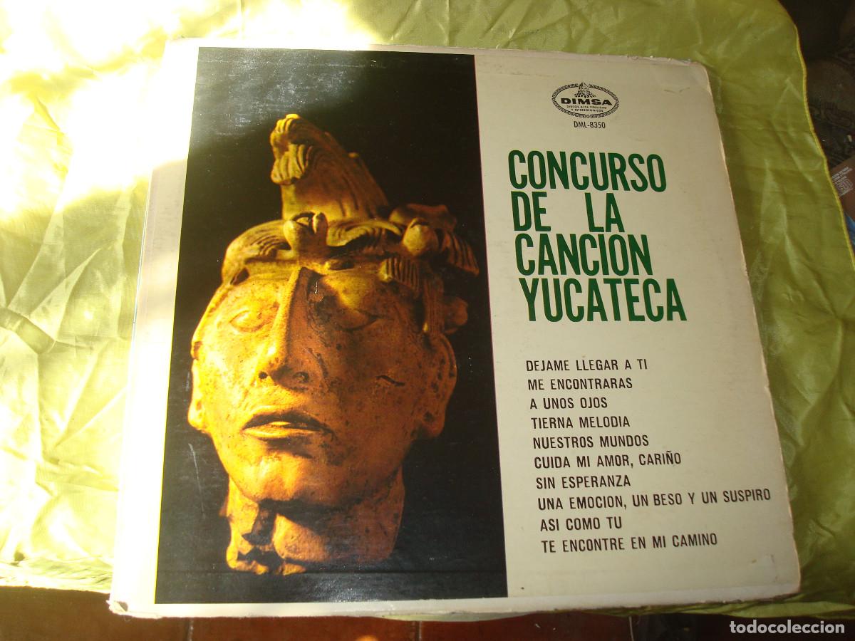 Discos de vinilo: CONCURSO DE LA CANCION YUCATECA. VARIOS. DIMSA, 1966. EDC. MEXICO