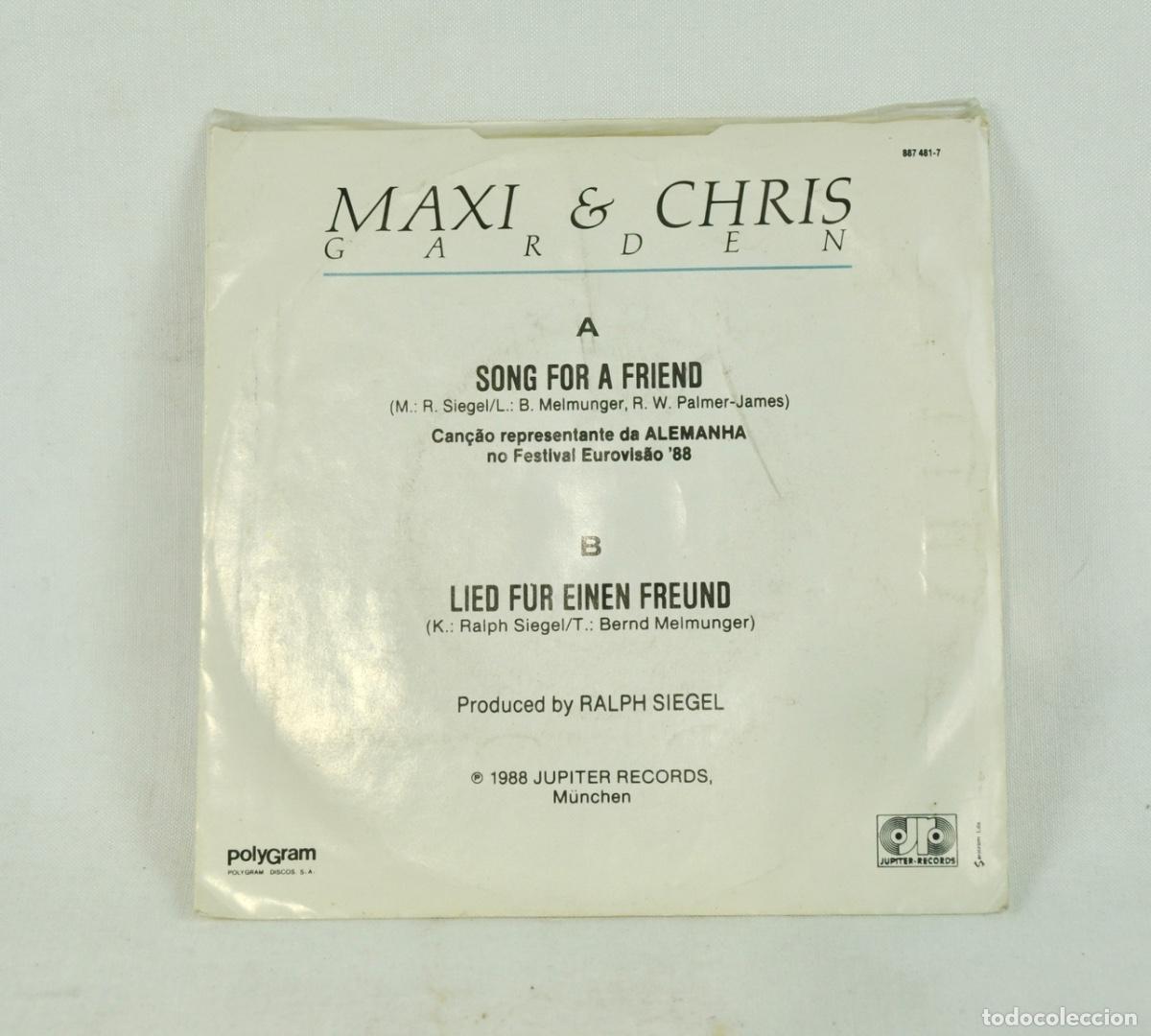 Discos de vinilo: Maxi & Chris - garden - Foto 2
