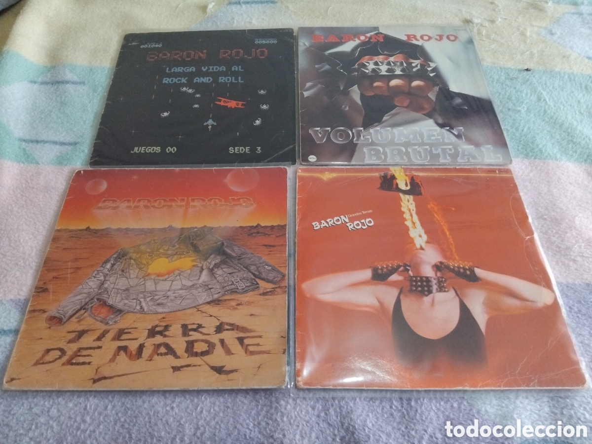 Discos de vinilo: LOTE BARON ROJO 4 LPS VINILO