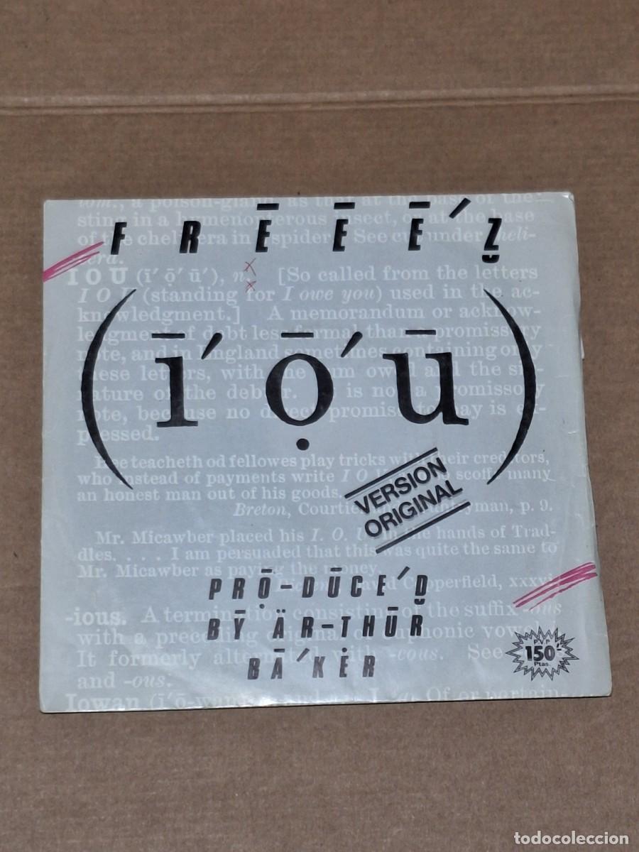 Discos de vinilo: Freeez &lrm;&ndash; I.O.U. 7 single Virgin &lrm;&ndash; B-105.535