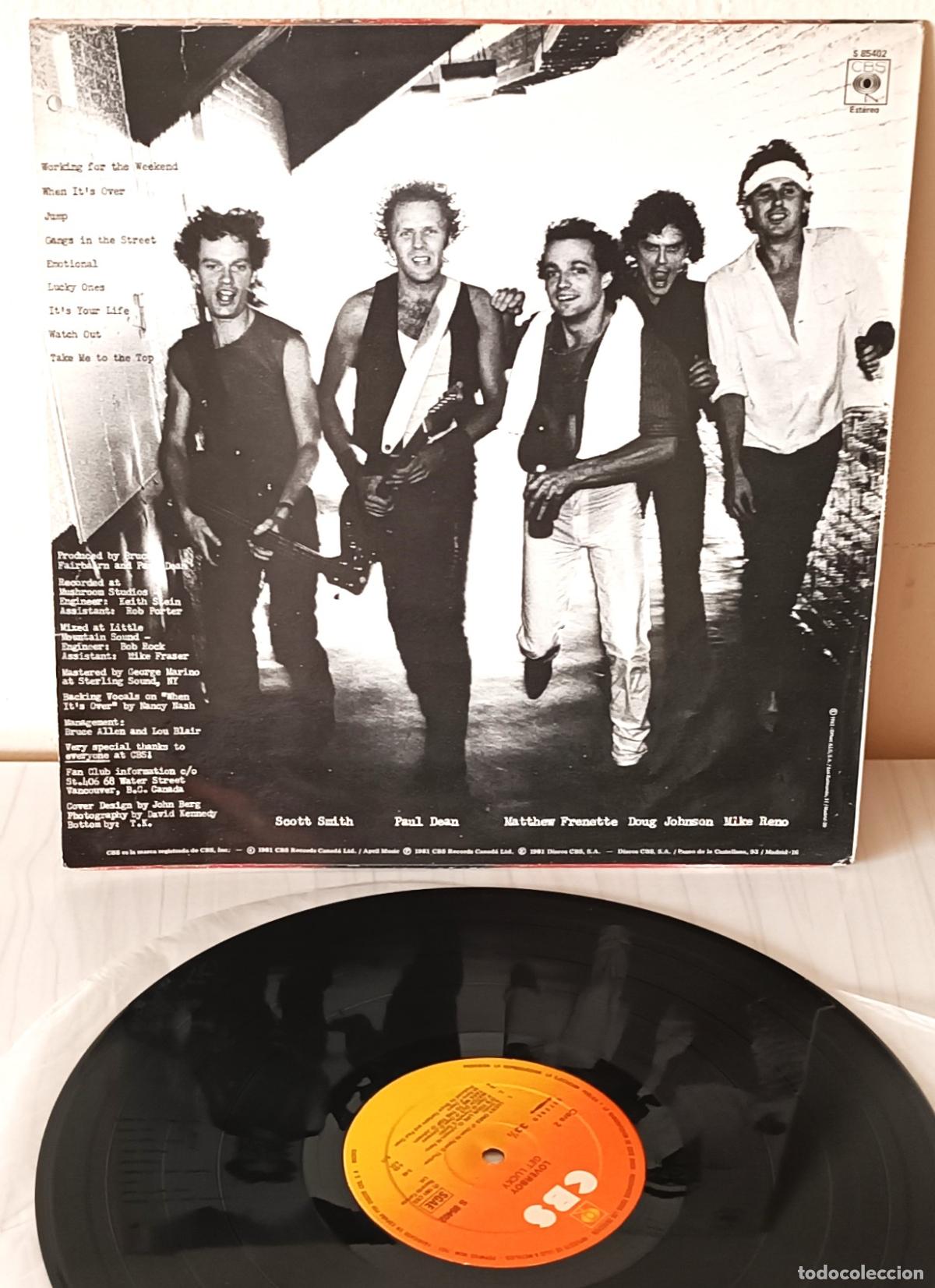 Discos de vinilo: LOVERBOY - GET LUCKY CBS - 1981 - Foto 2