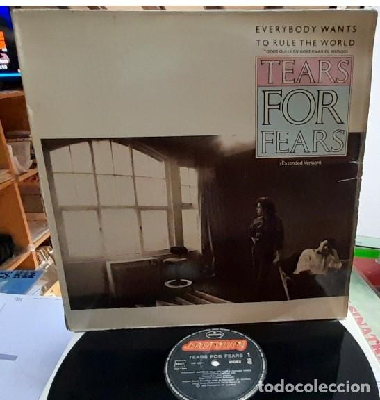 Discos de vinilo: tears for fears - Everybody Wants To Rule The World 1985, RARO MAXI 3 TEMAS, EDT SPAIN